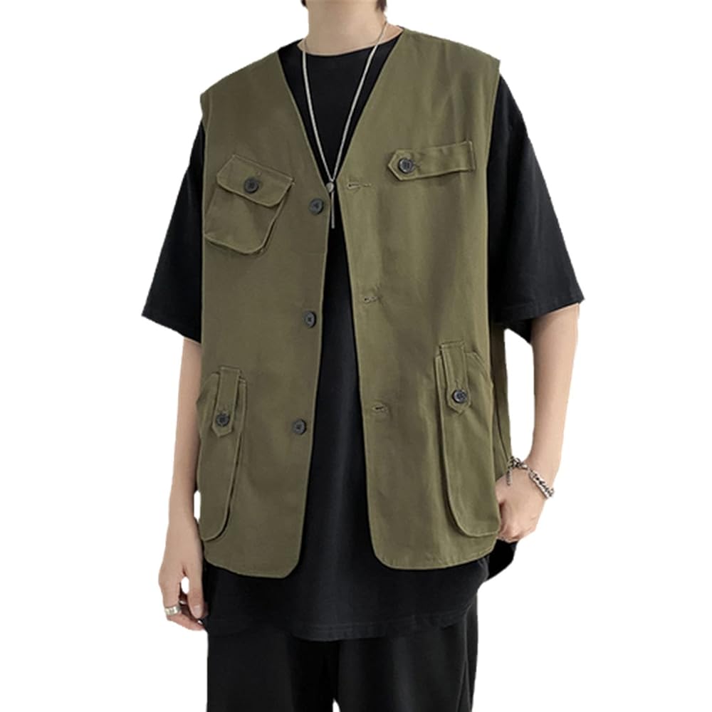 Vest Men's Design Street Japanese Fashion All-Match Summer